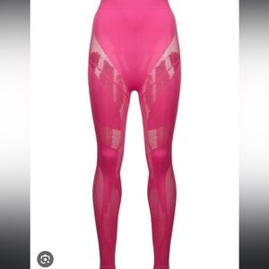 Diesel mesh panel leggings